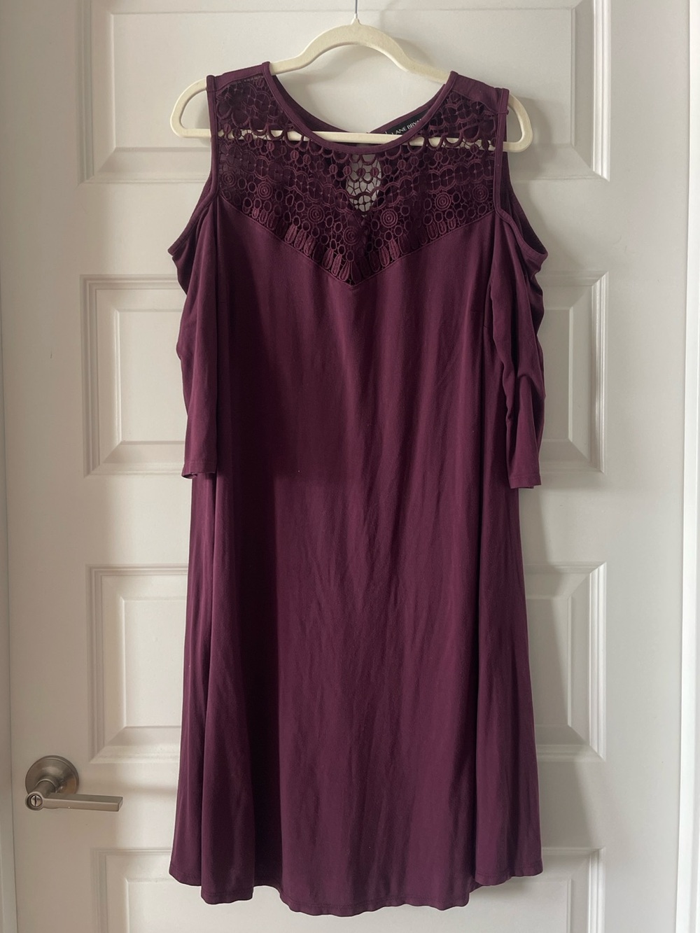 Lane Bryant Lace Cold-Shoulder Dress